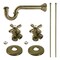 Kingston Brass Plumbing Supply Kit Combo, Antique Brass KPK303 - alternate 1