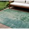 Homeroots 9' X 12' Emerald Abstract Washable Indoor Outdoor Area Rug 608236 - alternate 1