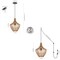 Jonathan Y Lucas 13" 1-Light Farmhouse Coastal Rattan 180" Cord Plug-In or Hardwired LED Pendant, Brown JYL1406A - alternate 12