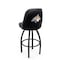 Holland Bar Stool Co Logo Grizzly Montana State 30 in. Swivel Bar Stool with Black Wrinkle Finish L048 - alternate 1