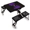 Picnic Time Family Of Brands Kansas State Wildcats - Picnic Table Portable Folding Table, Black 811-00-175-254-0 - alternate 1