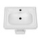 Whitehaus Collection 29 in Traditional Pedestal Sink with Large Rectangular Bowl and Single Faucet Drilling AR854-AR805-1H - alternate 5
