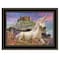 Homeroots Royal Unicorn 3 Black Framed Print Wall Art 406861 - alternate 1