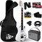 Pyle Heavy Metal EG Fire Electric Guitar Axe w/ Amplifier Kit, Full Size Instrument w/ Practice Amp & PMGTRKT101WT - alternate 1