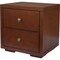 Homeroots Two Piece Brown Solid and Manufactured Wood Bedroom Set 569382 - alternate 7