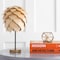 Jonathan Y Simon 20.5" Pinecone Wood/Metal LED Table Lamp, Natural/Black JYL6123A - alternate 6