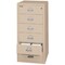 Fireking 6 Drawer, 1 Hr Fire, Vertical, 25" wide for Card Check & Notes Champagne 6-2552-CCH - alternate 2
