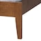 Baxton Studio Fleur Mid-Century Woven Rattan Wood Queen Size Bed 251-13756-ZORO - alternate 8