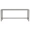 Homeroots 44in Silver Iron Bench 389193 - alternate 1