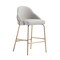 Manhattan Comfort Gracie Counter Stool  in Stone and Gold CS019-GST - alternate 5