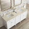 James Martin Vanities Brittany 72" Double Vanity in Bright White, w/ 3 CM Tajnar Eclos Top w/FreePower Wireless Charger 655-V72-BW-FTJR - alternate 7