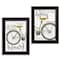 Homeroots Set Of Two Pedal it Out 2 Black Framed Print Wall Art, 2PK 405900 - alternate 4
