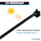 Kable Kontrol Fuel Line Radius Cable Zip Ties, 4 in L, 0.81 in Max Bundle Dia., Black, Nylon 6-6, 18 lbs Strength flct-04-18-100-bk - alternate 7
