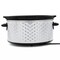 Brentwood Industries Scallop Pattern 4.5 Quart Slow Cooker in Stainless Steel SC-140S - alternate 7