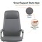 Leisuremod Flux Faux Leather Swivel Office Chair, Knee Tilt, Padded Support FO19GRL - alternate 5