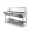 Koolmore Five Pan Open Well Electric Steam Table with Undershelf and Sneeze-Guard, 240V, . KM-OWS-5SG - alternate 7