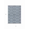 Homeroots 5' X 8' Denim Blue Navy Blue And Ivory Geometric Washable Indoor Outdoor Area Rug 615195 - alternate 8