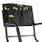 Wrightmaster 3-Step Steel Step Ladder (7 ft. Reach) w/500 lbs Load Capacity, Safety Handrails, Removable Tool Bag ZR-5189P422491 - alternate 3