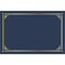 Geographics Certificate Holder, Linen, Gold Foil, Navy Blue, 8PK 48761 - alternate 3
