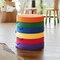 Flash Furniture Kylie 6 Piece 16 Inch Round Floor Cushions w/Handles in Plastic - Assorted Primary Colors HN-12301-ASST-GG - alternate 9