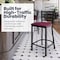 Flash Furniture HERCULES Black Ladder Back Metal Restaurant Counter Stool - Burgundy Vinyl Seat XU-DG697BLAD-24-BURV-GG - alternate 7