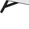 Homeroots 48" White and Black Wood and Steel Lift Top Coffee Table With Drawer 572285 - alternate 9