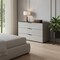 Homeroots 57" Gray Wood Six Drawer Double Dresser 714487 - alternate 4