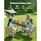 Vevor Folding Portable Camping Table Oxford Outdoor Picnic Square Table 4 Cup Holders GV-BZ2 - alternate 4