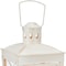 Homeroots Set of Two Clear And White Glass And Metal Tabletop Lantern Candle Holders, 2PK 719769 - alternate 4