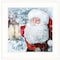 Homeroots Santa with Lantern 1 White Framed Print Wall Art 406266 - alternate 1