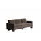 Homeroots 97" Dark Gray Fabric Solid Wood Sofa 674609 - alternate 7