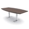 Skutchi Designs 7ft Conference Table With Power Unit | 6 Person Modular Boat Meeting Table | Harmony Series HAR-BOT-48X84-T-H3041-NA - alternate 1