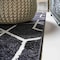Jonathan Y Tumbling Blocks Modern Geometric Black/White 2 ft. x 8 ft. Runner Rug SEU101A-28 - alternate 5
