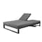 Leisuremod Chelsea 2-in-1 Convertible Sofa & Double Chaise, Aluminum, 660lb Capacity CLBL-82BL - alternate 7