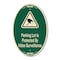 Signmission Parking Lot Is Protected By Video Surveillanc, 12 Inch X 18 Inch Designer, Heavy Gauge Aluminum A-OV-G-1218-9800 - alternate 1