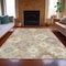 Homeroots 8' X 10' Ivory Gold And Gray Southwestern Washable Indoor Outdoor Area Rug 632272 - alternate 8