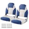 Vevor Boat Seat High Back Folding Fishing Boat Seat Chair Sponge Padding, 2PK YL86523 - alternate 1