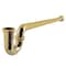 Kingston Brass 1-1/4, or 1-1/2 x 1-1/2 in. P-Trap with Bell Flange, 24 in. Length, 18 Gauge, Polished Brass CC7242 - alternate 1