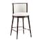 Manhattan Comfort Evalyn Barstool in White - Set of 3 3-BS024-WH - alternate 6