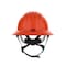 Jsp Vented, Full Brim Safety Helmet w/HDPE Shell, 4-Point Chinstrap, 6-Point Suspension and Wheel Ratchet 280-EV6262V-CH-OR - alternate 4