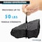 Kable Kontrol Cold Weather Cable Zip Ties, 8 in L, 1.875 in Max Bundle Dia., Black, Nylon 6-6 - UV Resistant CTCW-08-50-100-BK - alternate 6