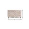 Homeroots 48" Brushed Ivory Solid Wood Six Drawer Double Dresser 489200 - alternate 4