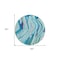 Homeroots 8' Blue Pink And Green Round Abstract Washable Indoor Outdoor Area Rug 600224 - alternate 6