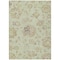 Homeroots 8' X 10' Artichoke Green Mint Green And Taupe Floral Washable Indoor Outdoor Area Rug 589449 - alternate 6