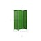 Homeroots 67" Green Wood Folding Three Panel Screen Room Divider 274705 - alternate 3