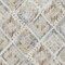 Homeroots 3' X 5' Ivory And Cream Geometric Washable Indoor Outdoor Area Rug 609136 - alternate 6