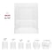 Smarty Had A Party 10.75" Clear Square Plastic Dinner Plates (120 Plates), 120PK 6920-CASE - alternate 5