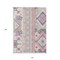 Homeroots 10' X 14' Pink Gray And Ivory Aztec Washable Indoor Outdoor Area Rug 598495 - alternate 4