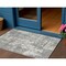 Homeroots 3' X 5' Gray And Ivory Abstract Washable Indoor Outdoor Area Rug 597968 - alternate 1