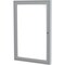 Ghent 1-Door Enclosed Whiteboard 36"x30", Aluminum Frame, Satin PA13630M-M1 - alternate 1